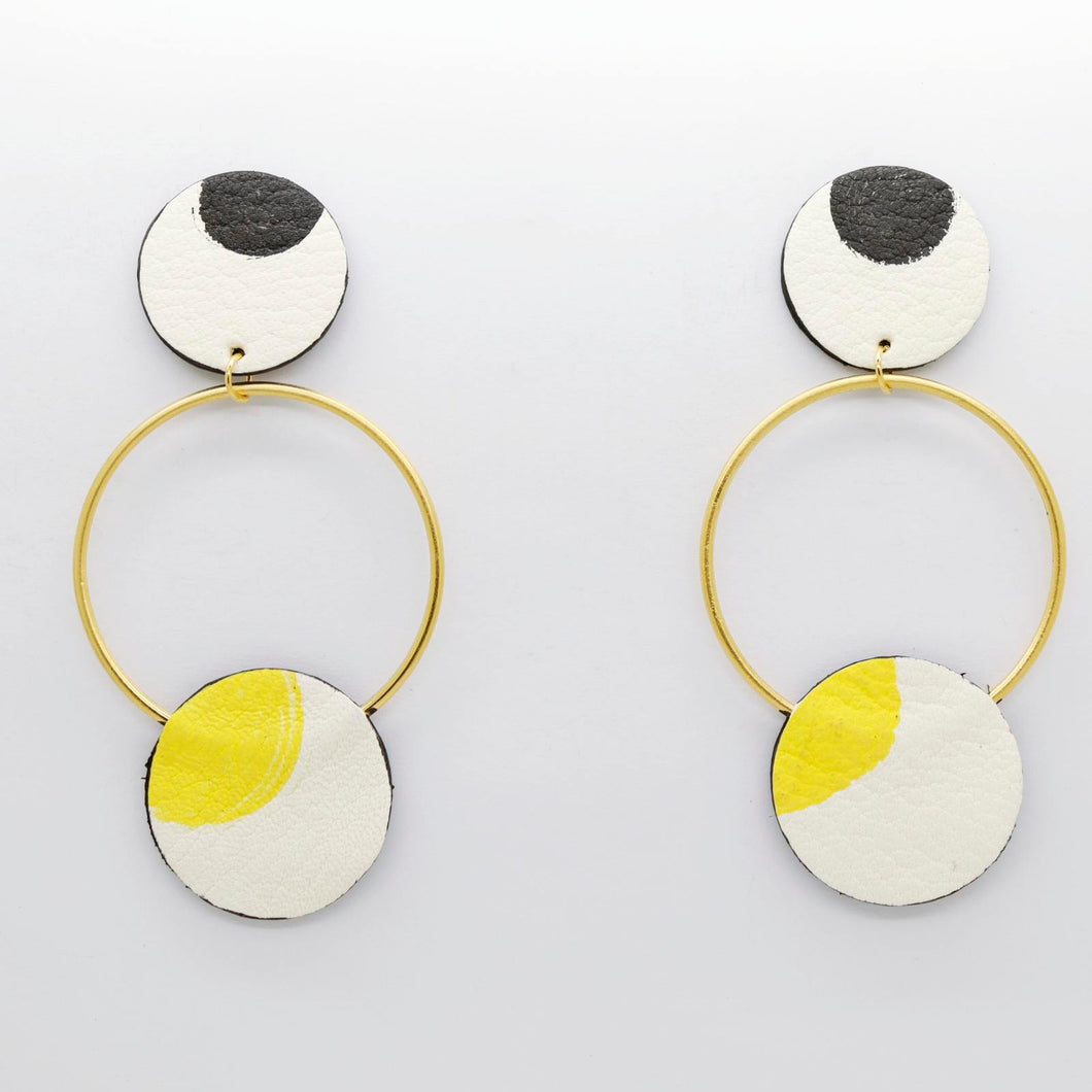 Boucles d'oreilles •RONA• tachetées