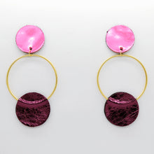 Charger l&#39;image dans la galerie, Boucles d&#39;oreilles •RONA• roses
