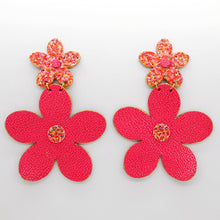 Charger l&#39;image dans la galerie, Boucles d&#39;oreilles •FLORBA• roses