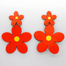 Charger l&#39;image dans la galerie, Boucles d&#39;oreilles •FLORBA• fluo