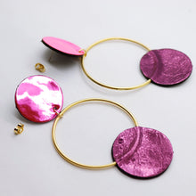 Charger l&#39;image dans la galerie, Boucles d&#39;oreilles •RONA• roses