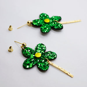 Boucles d'oreilles •MILA• à paillettes