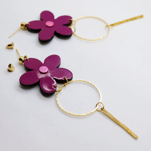 Boucles d'oreilles •MILA• violines