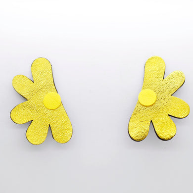 Boucles d'oreilles •AUBA• dorées