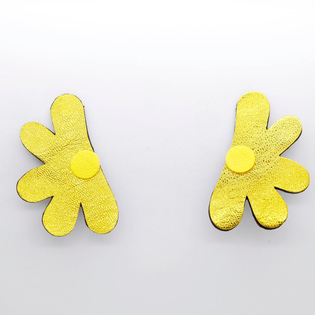 Boucles d'oreilles •AUBA• dorées