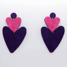 Charger l'image dans la galerie, Boucles d'oreilles •BELLÄ• bicolores