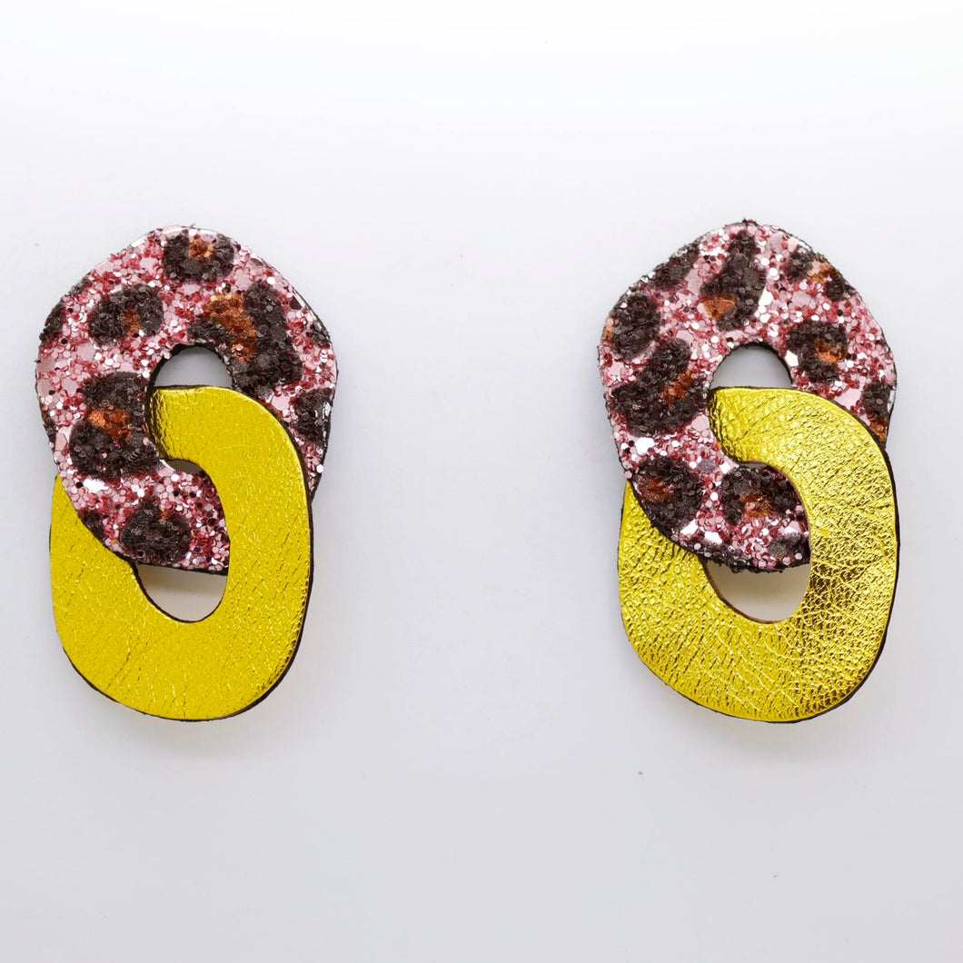 Boucles d'oreilles •DAGDA• à paillettes