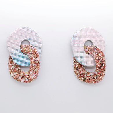Boucles d'oreilles •DAGDA• à paillettes