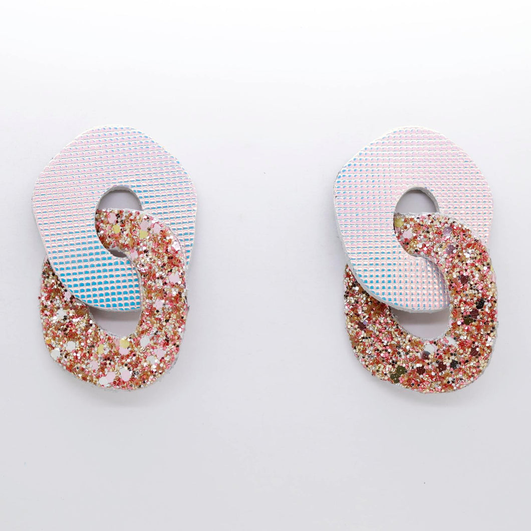 Boucles d'oreilles •DAGDA• à paillettes
