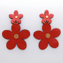 Charger l'image dans la galerie, Boucles d'oreilles •FLORBA• brique