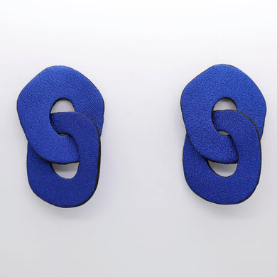 Boucles d'oreilles •DAGDA• bleues