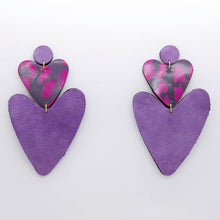 Charger l'image dans la galerie, Boucles d'oreilles •BELLÄ• violettes