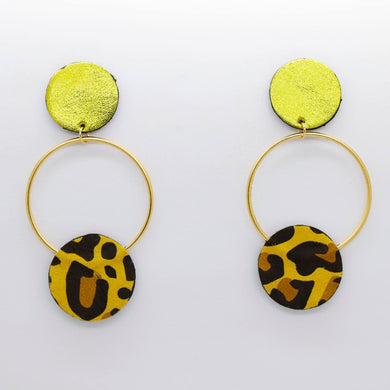 Boucles d'oreilles •RONA• à motifs