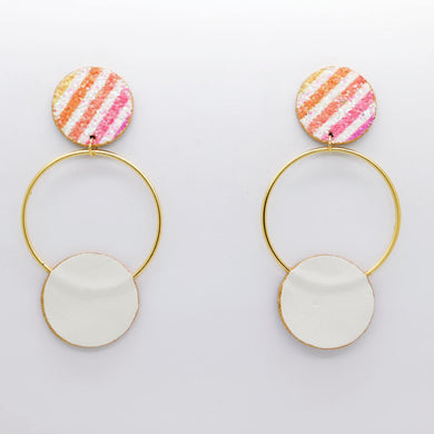 Boucles d'oreilles •RONA• à paillettes
