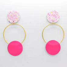Charger l&#39;image dans la galerie, Boucles d&#39;oreilles •RONA• à paillettes