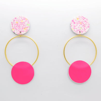 Boucles d'oreilles •RONA• à paillettes