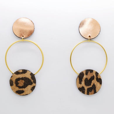 Boucles d'oreilles •RONA• à motifs