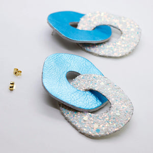 Boucles d'oreilles •DAGDA• à paillettes