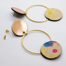 Charger l&#39;image dans la galerie, Boucles d&#39;oreilles •RONA• à motifs