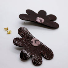 Charger l'image dans la galerie, Boucles d'oreilles •AUBA• marrons