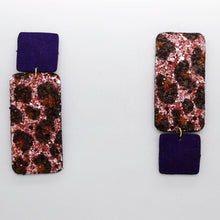 Charger l'image dans la galerie, Boucles d'oreilles •GYNE• à paillettes