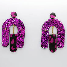 Charger l'image dans la galerie, Boucles d'oreilles •SOCA• à paillettes