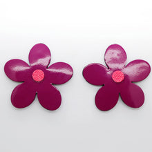 Charger l'image dans la galerie, Boucles d'oreilles •RITA• violettes