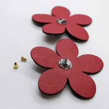 Charger l'image dans la galerie, Boucles d'oreilles •RITA• bordeaux