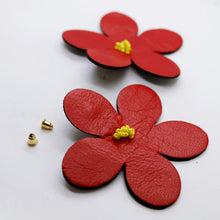 Charger l'image dans la galerie, Boucles d'oreilles •RITA• rouges