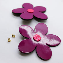 Charger l'image dans la galerie, Boucles d'oreilles •RITA• violettes