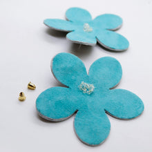 Charger l'image dans la galerie, Boucles d'oreilles •RITA• bleues