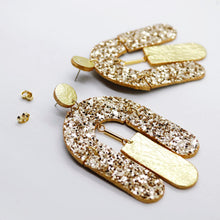 Charger l'image dans la galerie, Boucles d'oreilles •SOCA• à paillettes