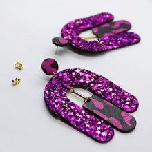 Charger l'image dans la galerie, Boucles d'oreilles •SOCA• à paillettes