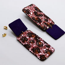 Charger l'image dans la galerie, Boucles d'oreilles •GYNE• à paillettes