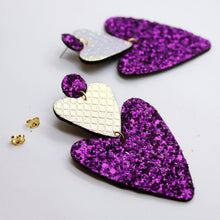 Charger l'image dans la galerie, Boucles d'oreilles •BELLÄ• à paillettes