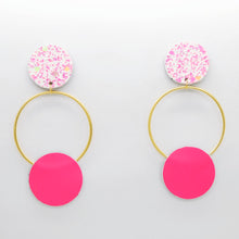 Charger l&#39;image dans la galerie, Boucles d&#39;oreilles •RONA• à paillettes