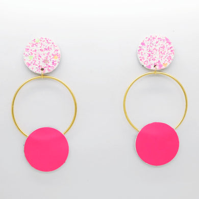 Boucles d'oreilles •RONA• à paillettes