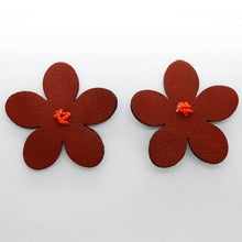 Charger l'image dans la galerie, Boucles d'oreilles •RITA• marrons