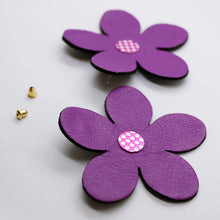 Charger l'image dans la galerie, Boucles d'oreilles •RITA• violettes