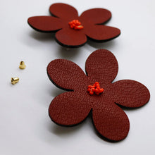 Charger l'image dans la galerie, Boucles d'oreilles •RITA• marrons