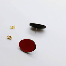 Charger l'image dans la galerie, Boucles d'oreilles •GRETA• rouges