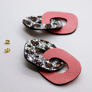 Boucles d'oreilles •DAGDA• à paillettes