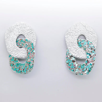 Boucles d'oreilles •DAGDA• à paillettes
