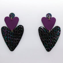 Charger l'image dans la galerie, Boucles d'oreilles •BELLÄ• à écailles