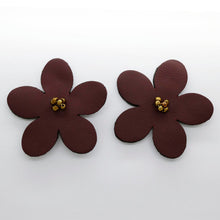 Charger l'image dans la galerie, Boucles d'oreilles •RITA• marron