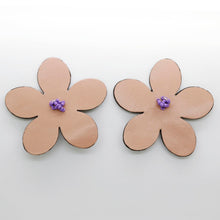 Charger l'image dans la galerie, Boucles d'oreilles •RITA• beiges