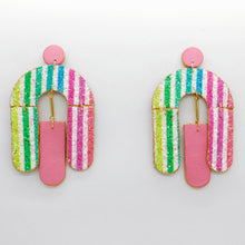 Charger l'image dans la galerie, Boucles d'oreilles •SOCA• à paillettes
