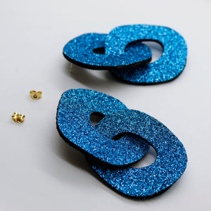 Boucles d'oreilles •DAGDA• à paillettes