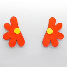 Charger l'image dans la galerie, Boucles d'oreilles en cuir •AUBA• fluos