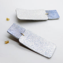 Charger l'image dans la galerie, Boucles d'oreilles en cuir •GYNE• pailletées